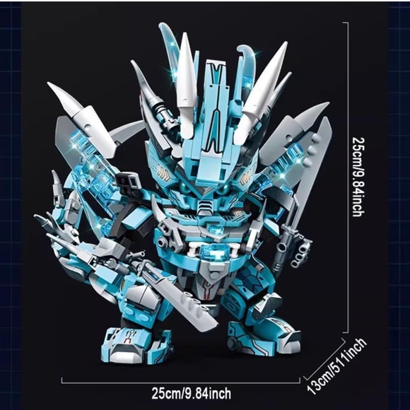 Building Blocks Transforming Dragon Set New retails $34 - Picture 6 of 11